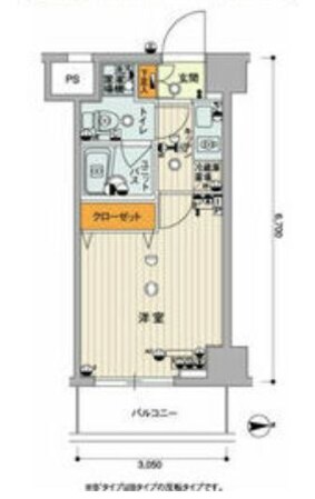 板橋区役所前駅 徒歩5分 7階の物件間取画像